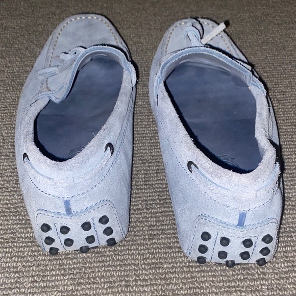 TODS Men’s Suede Loafers - Light Blue - Picture 7 of 12